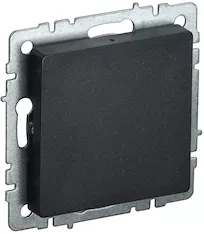 Заглушка с суппортом IEK BRITE МЗ10-БрЧ BR-PL10-K02 