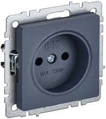 Розетка 1-местная IEK BRITE 10А РС10-1-0-БрМ BR-R10-10-K35 