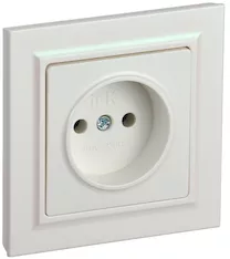 Розетка 1-местная IEK BRITE 10А в сб. РСР10-1-0-БрЖ BR-R10-10-K36-F 