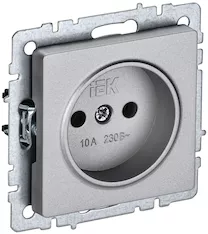 Розетка 1-местная IEK BRITE 10А РС10-1-0-БрА BR-R10-10-K47 