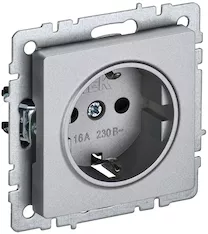 Розетка 1-местная IEK BRITE 16А РС11-1-0-БрА BR-R11-16-K47 