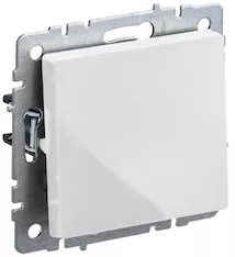 Выключатель 1-клавишный самовозвратный IEK BRITE 10А ВС10-1-4-БрБ BR-V14-0-10-K01 