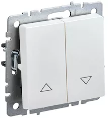 Выключатель жалюзи IEK BRITE 10А ВС10-1-5-БрЖ BR-V15-0-10-K36 