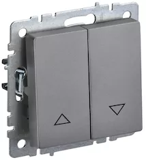 Выключатель жалюзи IEK BRITE 10А ВС10-1-5-БрС BR-V15-0-10-K46 