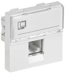 Розетка компьютерная IEK РКИ-20-00-П RJ-45 UTP кат.5e 2 модуля ПРАЙМЕР CKK-40D-RI2-K01