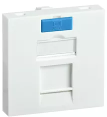 Вставка 45х45мм для 1 модуля Keystone Jack с маркером ITK CS6-12M