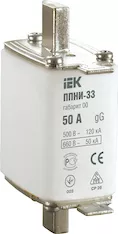 Плавкая вставка предохранителя IEK ППНИ-33 00 63А