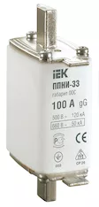 Плавкая вставка предохранителя ППНИ-33 габарит 00С 100А IEK DPP11-100