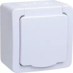 Розетка 1м IEK РСб20-3-ГПБб IP54 ГЕРМЕС PLUS ERMP12-K01-16-54-EC 