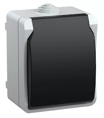 Розетка 1-местная IEK FORS 16А IP54 РСб20-3-ФСр ERS12-K03-16-54-DC 