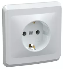 Розетка 1-местная IEK VEGA 16А РС10-3-ВБ ERV11-K01-16-DM 