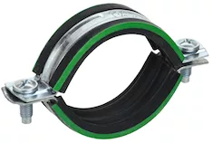 ELASTA Скоба металлическая двухкомпонентная с резиновым уплотнителем d=32-35мм IEK ET-MP40D-SK-032-02-090