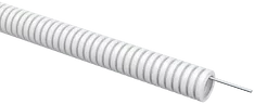 ELASTA Труба гофрированная ПВХ d=20мм с зондом белая (100м) IEK ET-TG21-121-020-100-K01