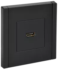 FORTE&amp;PIANO Розетка HDMI FP140 черный IEK FP-H10-K02