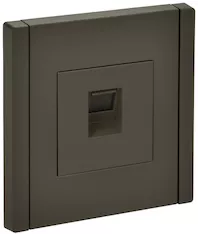 Розетка компьютерная IEK FORTE&amp;PIANO RJ45 кат.5E FP332 FP-K10-1-K03