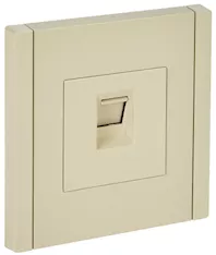 Розетка компьютерная IEK FORTE&amp;PIANO RJ45 кат.6 FP431 FP-K10-2-K10
