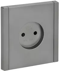 Розетка 1-местная IEK FORTE&amp;PIANO 10А FP517 FP-R13-10-K46 