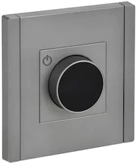 FORTE&amp;PIANO Термостат электронный с индикацией FP552 сталь IEK FP-RT11-K46