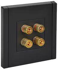 Аудиорозетка 4-местная IEK FORTE&amp;PIANO FP139 FP-S40-K02
