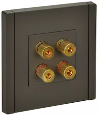 FORTE&amp;PIANO Аудиорозетка 4-местная FP339 серый IEK FP-S40-K03