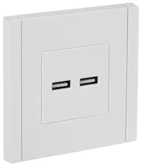 FORTE&amp;PIANO Розетка USB AA 3,1А FP249 белый IEK FP-U21-D31-K01