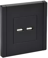 Розетка IEK FORTE&amp;PIANO USB AA 3,1А FP149 FP-U21-D31-K02