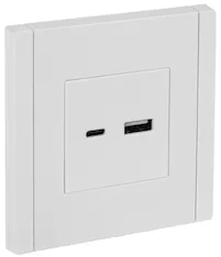 FORTE&amp;PIANO Розетка USB AC 18Вт FP251 белый IEK FP-U22-018-K01