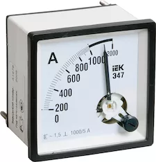 Амперметр IEK Э47 1000/5А кл. точн. 1,5 IPA10-6-1000-E 