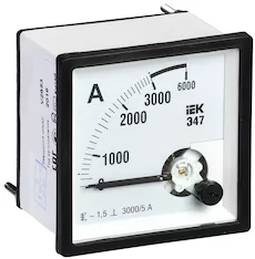 Амперметр IEK Э47 3000/5А кл. точн. 1,5 IPA10-6-3000-E 