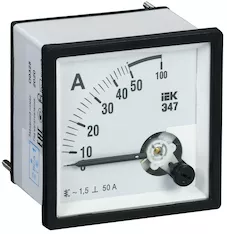 Амперметр IEK Э47 50А кл. точн. 1,5 IPA20-6-0050-E 