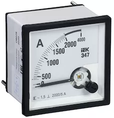 Амперметр IEK Э47 2000/5А кл. точн. 1,5 IPA20-6-2000-E 