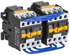 Контактор КМИ-22530 реверс 25А 230В/АС3 2NO IEK KKM23-025-230-20-1