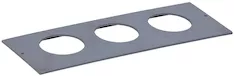 Рамка приборная на 3 места классических IEK PRIMER ЭУИ ONFLOOR 24 KNR-80-03-7012 