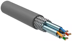 Витая пара ITK S/FTP кат.6A 4х2х23AWG solid PVC LC1-C6A04-611 