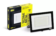 Прожектор светодиодный СДО 06-70 IP65 4000К черный IEK LPDO601-070-40-K02
