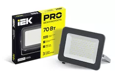 Прожектор светодиодный СДО 07-70 IP65 серый IEK LPDO701-70-K03