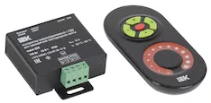 Контроллер с IEK ПДУ MONO 1 канал 12В 10А 120Вт LSC1-MONO-120-RF-20-12-B