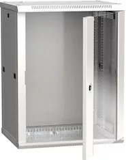 Шкаф LINEA W 15U 600х450мм дверь стекло серый ITK RAL7035 LWR3-15U64-GF