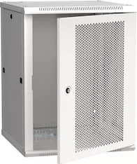 Шкаф настенный LINEA W 15U 600х600мм дверь перфорированная RAL 7035 ITK LWR3-15U66-PF