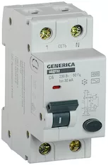 Автоматический выключатель дифференциального тока GENERICA АВДТ 32 C6 MAD25-5-006-C-30 