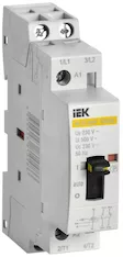 Контактор модульный с ручным управлением IEK КМ20-20МР AC KARAT MKK12-20-20 