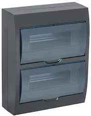 KREPTA 3 Корпус пластиковый ЩРН-П-24 IP41 черный IEK MKP12-N-24-41-K02
