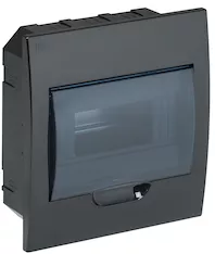 KREPTA 3 Корпус пластиковый ЩРВ-П-8 IP41 черный IEK MKP12-V-08-41-K02