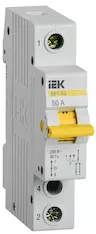 Выключатель-разъединитель трехпозиционный IEK ВРТ-63 1P 50А MPR10-1-050