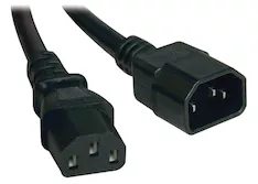 Кабель электропитания ITK PDU 3х1,5мм2 2м С13-C14 PC-C13C14-2M 
