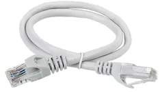 Коммутационный шнур патч-корд ITK кат.5Е UTP PC01-C5EU-1M 
