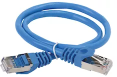 Коммутационный шнур (патч-корд) кат.6 FTP LSZH 2м синий ITK PC03-C6FL-2M