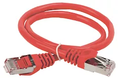 Коммутационный шнур (патч-корд) кат.6 FTP LSZH 1м красный ITK PC04-C6FL-1M