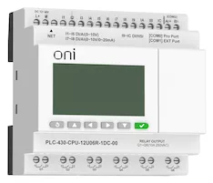 ПЛК 430 Модуль ЦПУ 4 DI 6 UI (0-10 В/DI) 2 UI (0-10 В/0-20 мА/DI) 6 RO 24В DC с Ethernet портом с экраном ONI PLC-430-CPU-12U06R-1DC-00