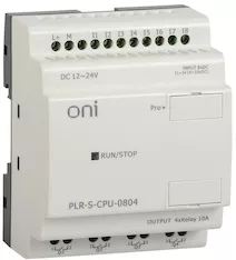 Логическое реле ONI PLR-S ЦПУ 8 4 0..10 В DC 4 до 10А RTC 64 12-24 В DC PLR-S-CPU-0804